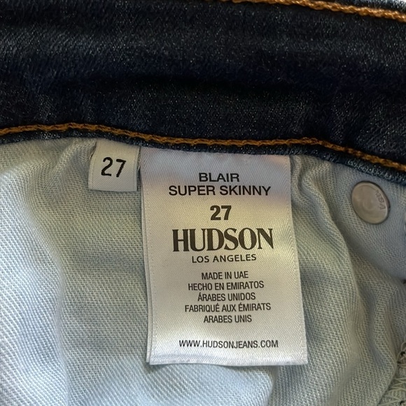 Hudson Jeans High Rise Blair Ankle Super Skinny Size 27 - Picture 10 of 16